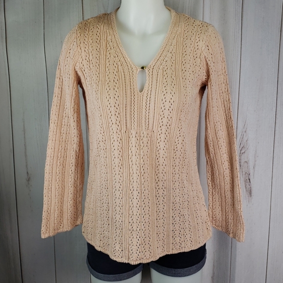 Dana Buchanan Signature Blush Pink Dusty Keyhol S - Picture 1 of 5